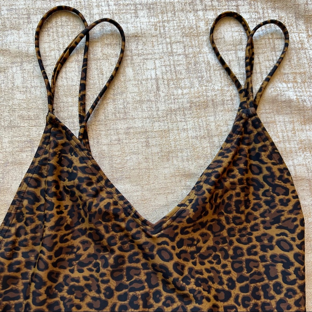 Kendall + Kylie Leopard Cheeky CrissCross Swimsuit - Picture 11 of 14